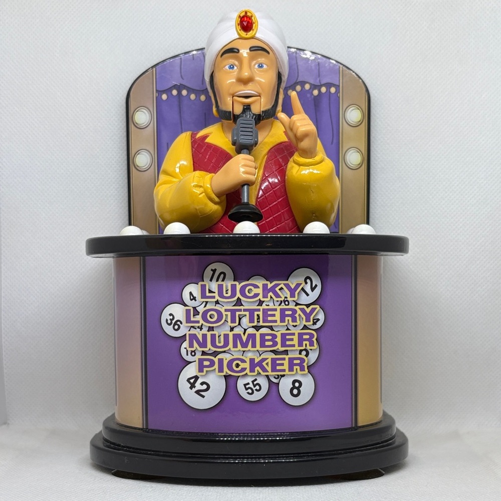Lucky Lottery Number Picker Figurine